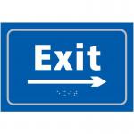 Exit Arrow Right- Taktyle (225 X 150 Mm) 424669