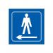 Gentlemen Graphic Arrowleft- Taktyle (150 X 150 Mm) 424683