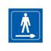 Gentlemen Graphic Arrowright - Taktyle (150 X 150 Mm) 424685