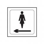 Ladies Graphic Arrowleft- Taktyle (150 X 150 Mm) 424693