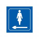 Ladies Graphic Arrowleft- Taktyle (150 X 150 Mm) 424694