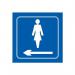Ladies Graphic Arrowleft- Taktyle (150 X 150 Mm) 424694