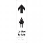 Ladies Toilets Arrowup - Taktyle (75 X 300 Mm) 424697