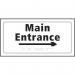 Main Entrance Arrowright - Taktyle (300 X 150 Mm) 424710