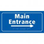Main Entrance Arrowright - Taktyle (300 X 150 Mm) 424711