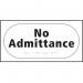 No Admittance- Taktyle (300 X 150 Mm) 424720
