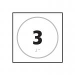 Number 3 - Taktyle (150 X 150 Mm) 424737