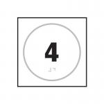 Number 4 - Taktyle (150 X 150 Mm) 424739