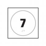 Number 7 - Taktyle (150 X 150 Mm) 424745