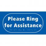 Please Ring for Assistance- Taktyle (300 X 150 Mm) 424754