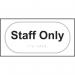 Staff Only - Taktyle (300 X 150 Mm) 424783