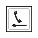 Telephone Graphic Arrowleft - Taktyle (150 X 150 Mm) 424795