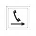 Telephone Graphic Arrowright - Taktyle (150 X 150 Mm) 424797
