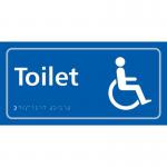 Toilet (with Disabledsymbol) - Taktyle (300 X 150 Mm) 424804