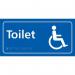 Toilet (with Disabledsymbol) - Taktyle (300 X 150 Mm) 424804