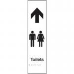 Toilets (gents Ladies Graphic)arrow Up - Taktyle (75 X 300 Mm) 424807