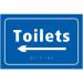 Toilets Arrow Left- Taktyle (225 X 150 Mm) 424809