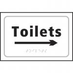 Toilets Arrow Right- Taktyle (225 X 150 Mm) 424810