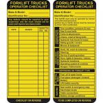 Forklift Tag Insert 424837