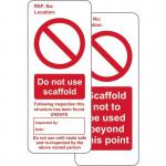Scaffold Prohibitiontags (pack of 50) 424856