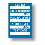 Vibration Control Minitag Insert - Blue (pack of 20) 424861