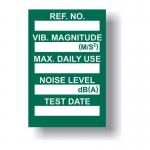 Vibration Control Minitag Insert - Green (pack of 20) 424862