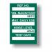 Vibration Control Minitag Insert - Green (pack of 20) 424862