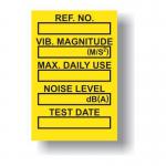 Vibration Control Minitag Insert - Yellow (pack of 20) 424864