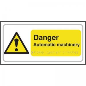 Danger Automatic Machinery - Taktyle 300 X 150mm 424870