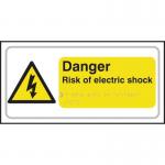 Danger Risk of Electricshock - Taktyle (300 X 150 Mm) 424871