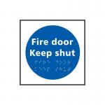 Fire Door Keep Shut- Taktyle (150 X 150 Mm) 424875