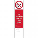 No Smoking Beyond Thispoint - Taktyle (75 X 300 Mm) 424883