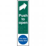 Push to Open Fire Doorkeep Shut - Taktyle (75 X 300 Mm) 424892