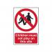 Children Must Not Playon This Site - Correx (400 X 600 Mm) 424906