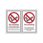 No Smoking Doublesided - Sa Ds (100 X 150 Mm) 424909