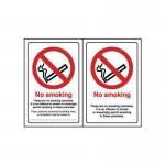 No Smoking Doublesided - Sa Ds (100 X 150 Mm) 424910