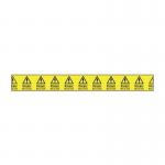 danger Men at Work Non-adhesive Barrier Tape (75 mm X 250 M) 424999