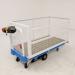 Slingsby powered Go-Far platform truck with large 4-sided cage & detachable gated sides 425068