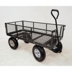 Industrial turntable platform trucks with mesh or plywood bases 425074