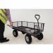 Industrial turntable platform trucks with mesh or plywood bases 425076