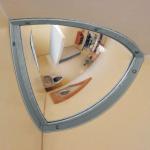 Institutional Wall Mountss Security Mirror 250 X 250 mm 425100