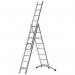 Hymer Alupro Black Linesmart Base Combination Ladder 3 X 8 425231
