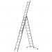 Hymer Alupro Black Linesmart Base Combination Ladder 3 X 12 425233
