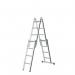 Hymer 4 X 4 Black Linetelescopic Combination Ladder 425234