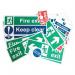 Fire Safety Signage Pack,self Adhesive Vinyl, Medium 425244