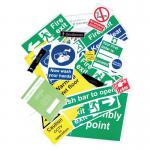 Health and Safety Signagepack, Non Adhesive 1 mm Rigid Pvc Board 425248
