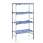 Static Aluminium & Polypropylene shelving 425270