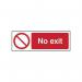 No Exit - Sav (600 X 200 Mm) 425305