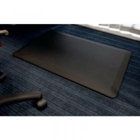 Anti-Fatigue SitStand Pvc Foam Mat, 830 X 510 X 15mm, Black 425380