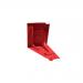 Boxwall reusable modular plastic flood barrier, inward corner section 425490